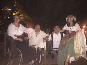 Bild: Holzpferde Schloßfest 2017, Schachklub Neuburg