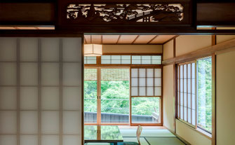 料理旅館ひろ文 客室内観（京都・貴船／設計：CORRED DESIGN OFFICE／建築家 北村拓也）