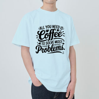 コーヒーさえあれば無問題 スタンダードTシャツ
