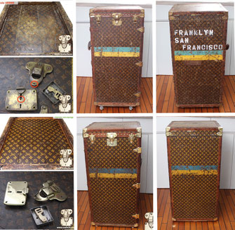 LOT 64 : Malle secretaire Louis Vuitton Prix adjugé : 32 760 EUR