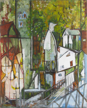 Monika Krömer - Der Träumer, 80 x 100 cm, Acryl auf Leinwand