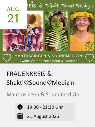 Frauenkreis - Mantrasingen und Soundmedizin für Frauen