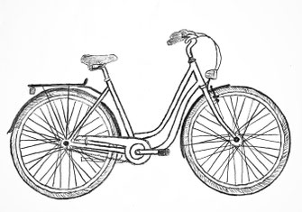 Beispielbild Fahrrad gezeichnet von PeterPM