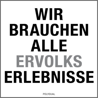 Zitat von Philipp Brunschwiler. Wir brauchen alle Ervolkserlebnisse.