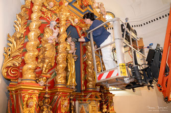 Renovation Antoniuakapelle in Saas-Bidermatten.