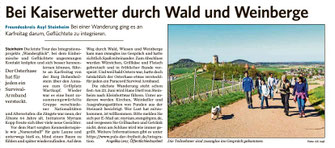 Pressebericht über Myriam vom Outdoor-Blog Puls der Freiheit – Artikel zu Wandertouren, Bergabenteuern, Naturprojekten und dem Integrationsprojekt Wanderglück