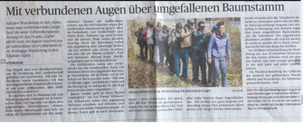 Pressebericht über Myriam vom Outdoor-Blog Puls der Freiheit – Artikel zu Wandertouren, Bergabenteuern, Naturprojekten und dem Integrationsprojekt Wanderglück