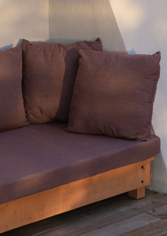 coussin toile outdoor sunbrella fabriqué en France 