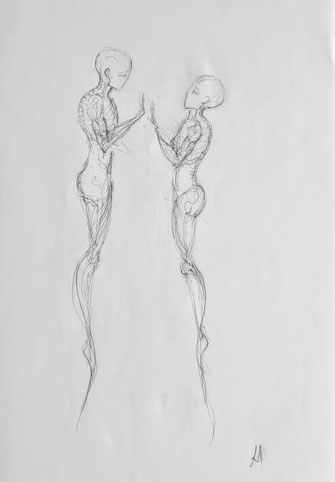precieux DinA4 pencil on paper 