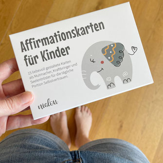 Affirmationskarten Kinder Tiere