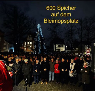 Teilnehmende der Demonstration "Hätz statt Hetze"