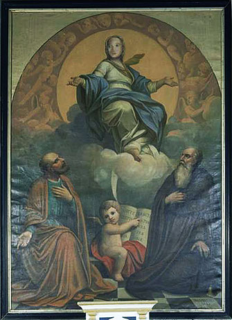 Renno - Paul-Mathieu Novellini (1821-1931) - 1880 d'après l'Assomption de Carlo Maratta