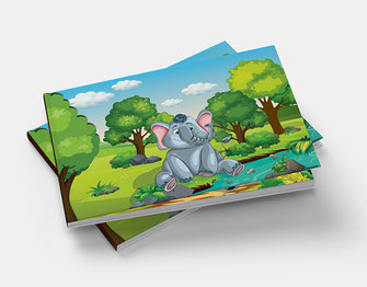 Детская книжка-картинка "Зоопарк"