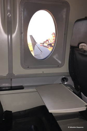 Les tablettes sont un autre atout de cet avion.