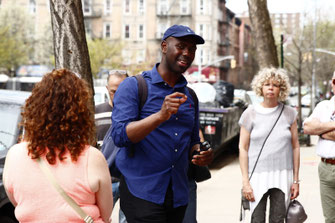 A guided walking tour in Harlem, New York