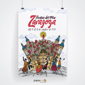 Cartel Fiestas del Pilar 2020