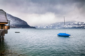 Thunersee, bei Thun, Schweiz