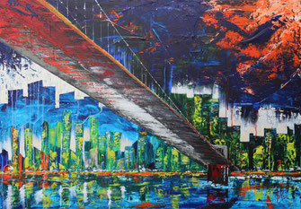 Brooklyn Bridge Painting, 