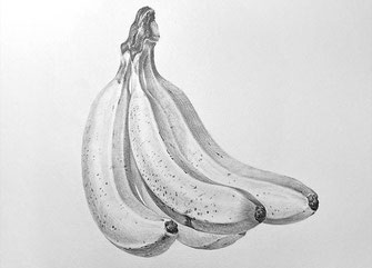 果物や野菜など、時間とともに変化するモチーフの描き方も学べます。