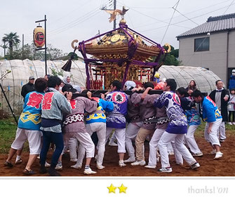 門前人さん：矢田部大鳥神社祭礼