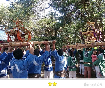 門前人さん：永井海津見神社 十三年目式年神幸祭