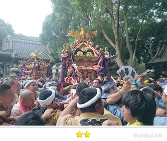 門前人さん：川口神社大潮祭
