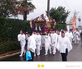 門前人さん：左右大神式年神幸祭