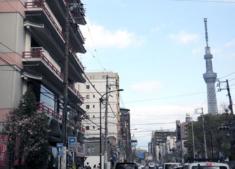 当館から東京スカイツリー®まで、路線バスで約10分