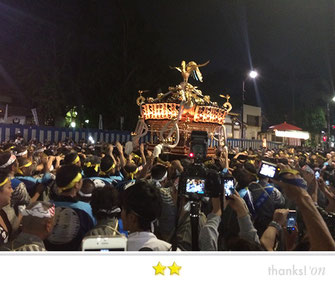 大鐡さん：鳥越祭