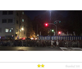 大鐡さん：鳥越祭