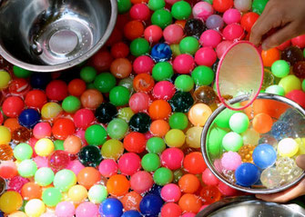 Bouncy ball scooping, Matsuri Stalls, hibiya oedo matsuri