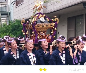 門前人さん：神崎祇園祭