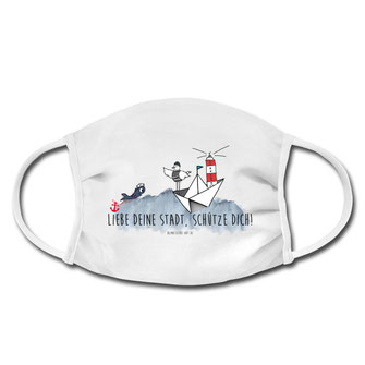 Mund Nasen Maske Gesichtsmaske Aus Stoff Verschiedene Designs
