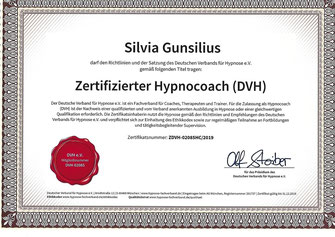 Zertifizierter Hypnocoach (DVH)