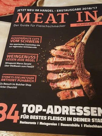 Cover der Zeitschrift "Meat in"