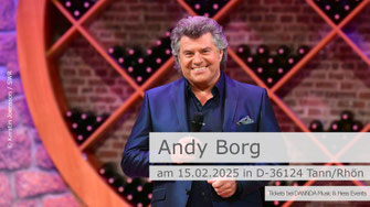 Andy Borg, Tickets, DANNDA Music | Künstleragentur