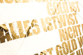 Detailfoto „Nicht alles ist GOLD“