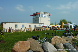 Aus dem Dispatcherturm des Tagebaues Espenhain wurde das Vineta-Bistro. 2014