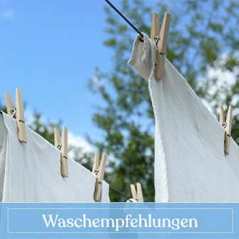 Waschempfehlungen zu Dibella Produkten