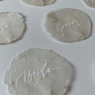 Premium wedding decor, clean, modern, unique, illustration aus Berlin, Lettering, Kalligrafie, handmade
