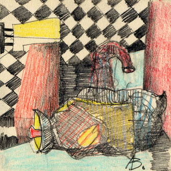 André Bauersfeld Zeichnung Kunst