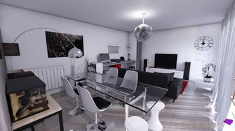 Visualisation 3D salon