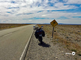 Motorradtour Patagonien -Alaska, Wind, Honds CRF300L