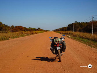 Paraguay mit dem Motorrad, Chaco Region Honda CRF 300L