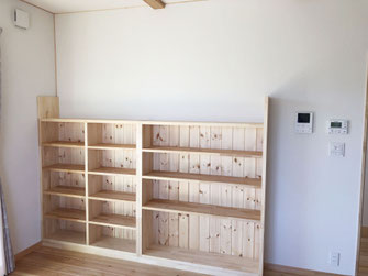 造作収納　造作家具