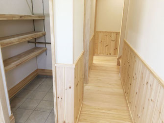 造作収納　造作家具
