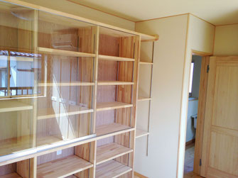 造作収納　造作家具