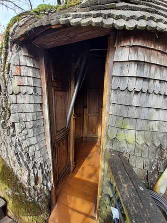 La chambre de l'Ermite en haut