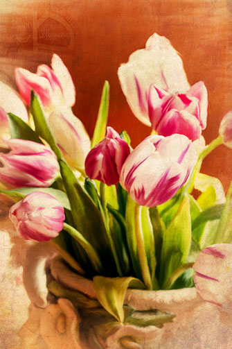 Tulpen in der Vase - digitales painting