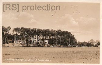 [AK S.A. Seesportübungslager. Verlag Foto-Meyer, Wilhelmshaven. Eigentum R. Saalfeld]